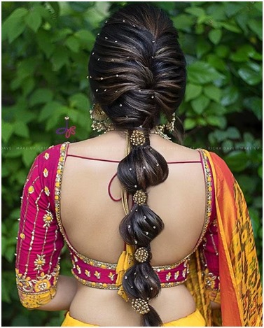 South Indian Wedding Hairstyle